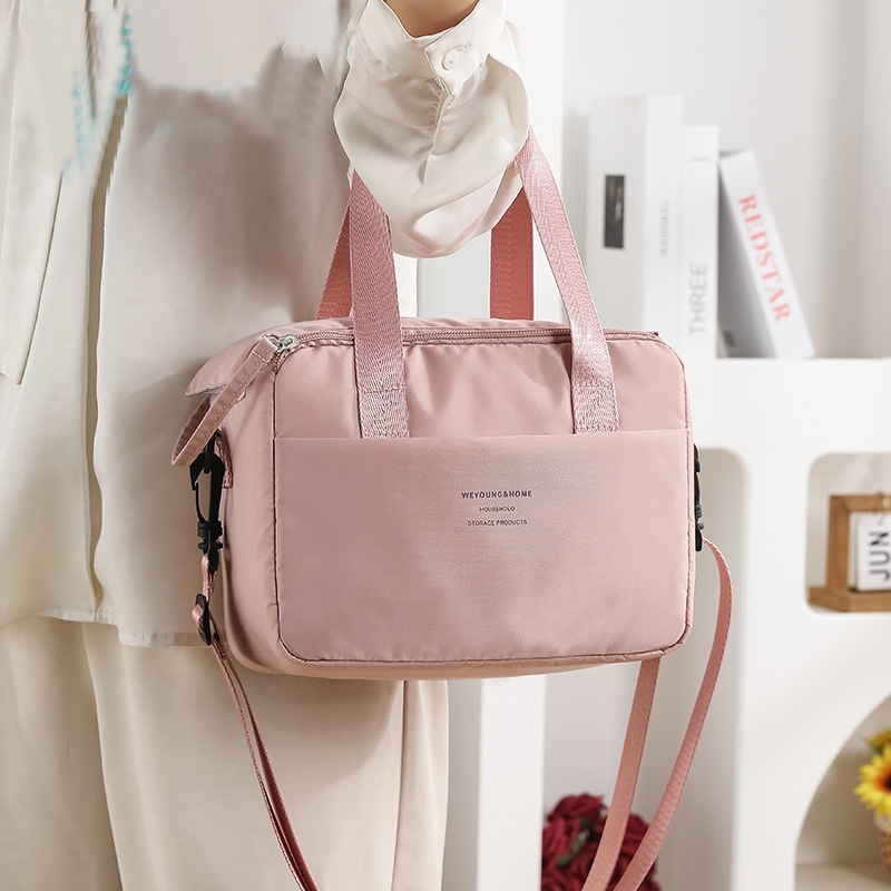 Przenośna torba na lunch dla OL Women Izolowane termicznie pudełko na lunch Tote Cooler Handbag Wodoodporna torba na ramię Bento Pouch Office Food