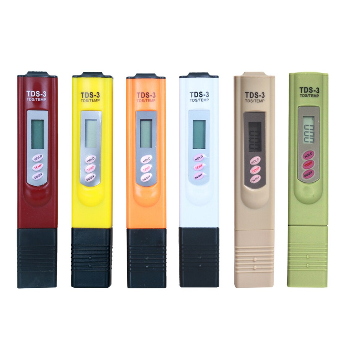 Bärbar lcd digital tds vattentestare vattentestning penna filtermätare mätverktyg tillbehör för akvarium pool