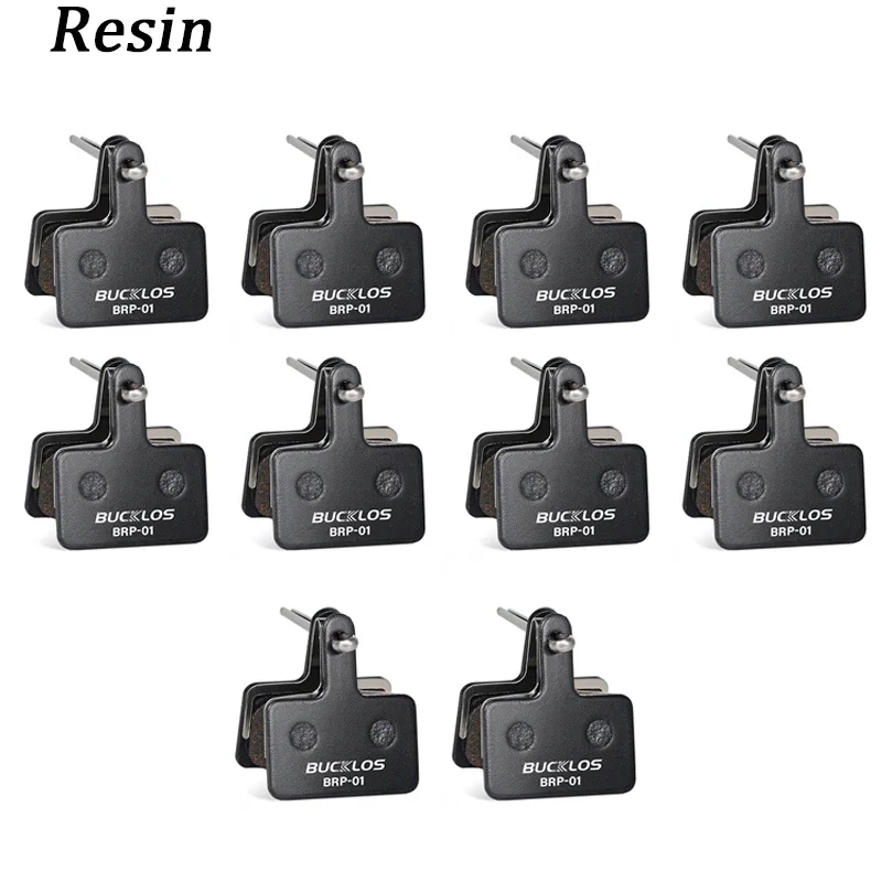 BUCKLOS Bike Resin Disc Brake Pads for SHIMANO MT200 M445 M575 MTB Brake Pad Road Mountain Bicycle Hydraulic Disc Brake Pads: Light Grey