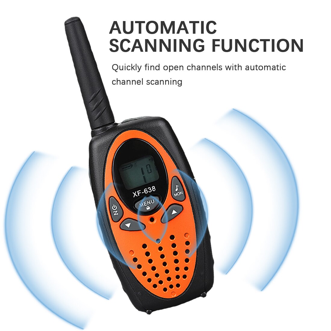 Walkie Talkie XF-638 2PCS Handheld Zwei Weg Intercom Tragbare Radio XF 638 Talkie Walkie UHF 462-467MHz & 446MHz Walkie-talkies