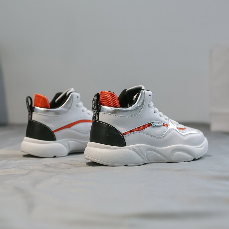 Vrouwen Chunky Sneakers Mode Platform Sneakers Wit Dames Casual Schoenen Vrouw Lederen Sport Papa Schoenen Vrouwelijke