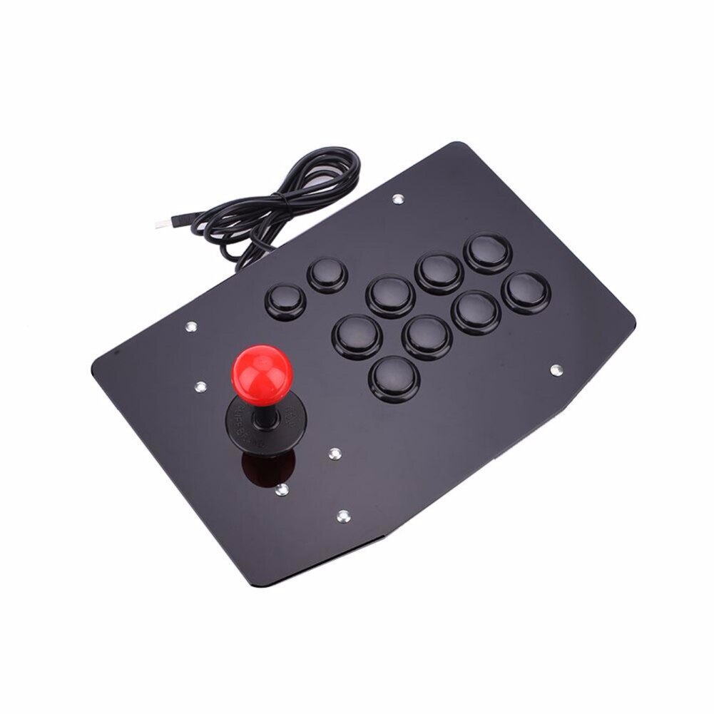 Choifoo Arcade Joystick Case Arcylic Materiaal Led Gat Diy Arcade Machine Joystick Acryl Panel + Case Shell Vervanging