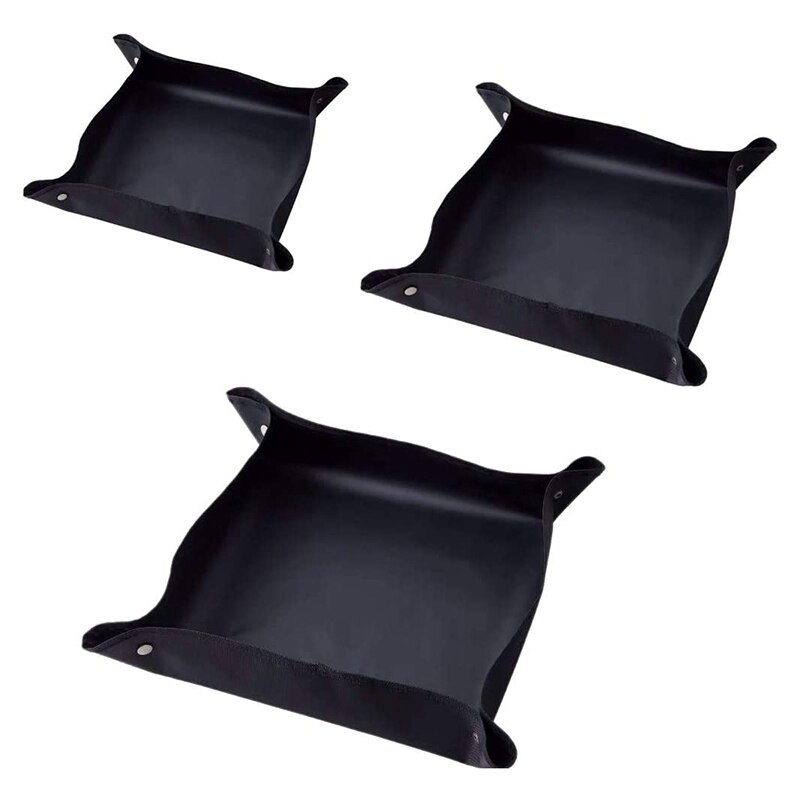 3 PCS Garden Waterproof Flower Mat Gardening Operation Transplant Mat Indoor Garden Plant Care: Black