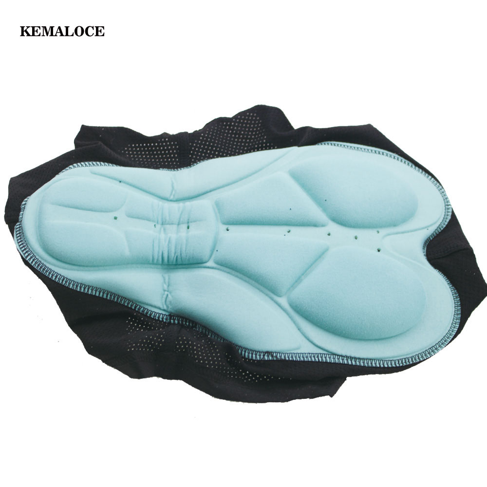 Kemaloce Kran Schnell Trocknend Komfortabel Schwarz Silikon Gel Pad Fahrrad Fahrrad Unterwäsche Männer 3d Padd Coolmax Radfahren Unterwäsche kurze Hose