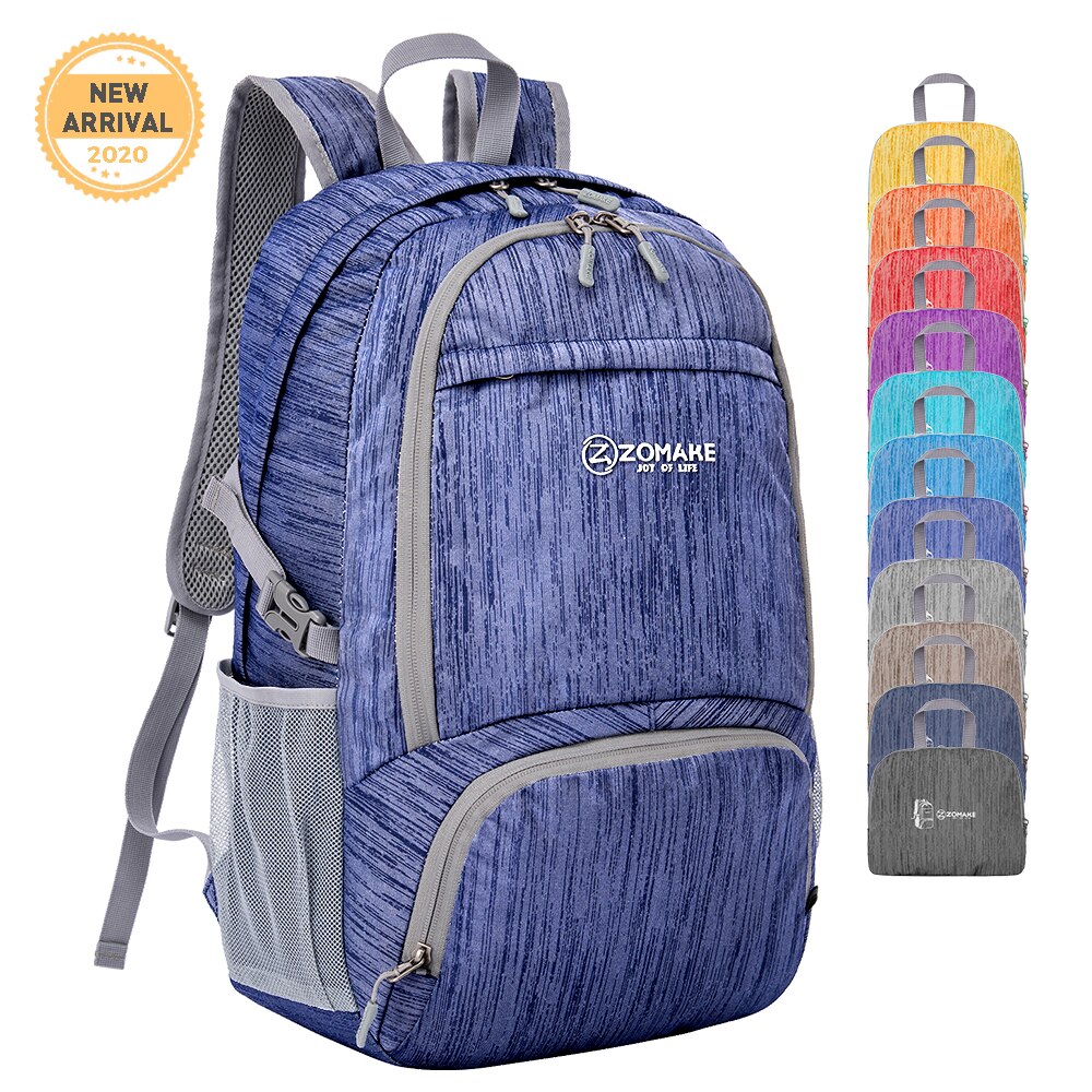 40l Folding Hiking Backpack Waterproof Men Rucksack mountaineering Laptop Travel Backpack Weekender Ultralight Backpack Camping: 131E