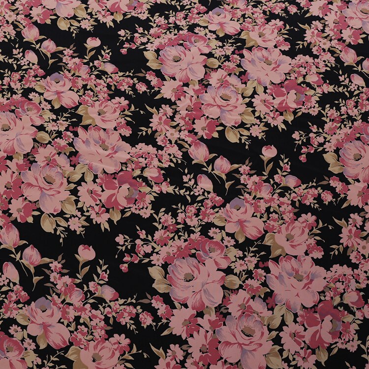 Tissu en crêpe De Chine imprimé, étoffe douce pour la peau De mûrier, sarouel drapé, vêtements, chemise, tissu au mètre