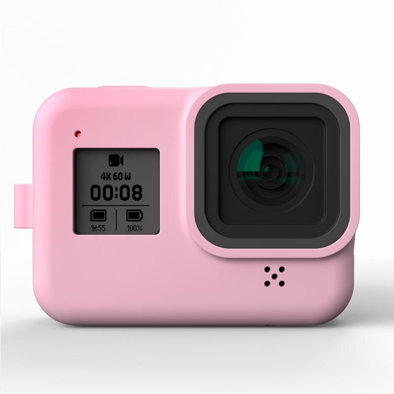Coque en silicone pour GoPro Hero 8 noir Gopro8 coque en silicone Gopro 8 accessoires Anti-chute étui de protection coque en silicone