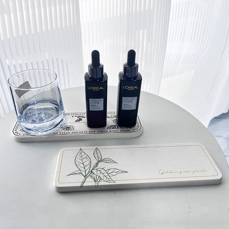 Tampone assorbente per fango diatomea Lavabo per bagno Asciugatura rapida Tampone per sapone a prova di umidità Tovagliette per tazza isolato da cucina per tavolo