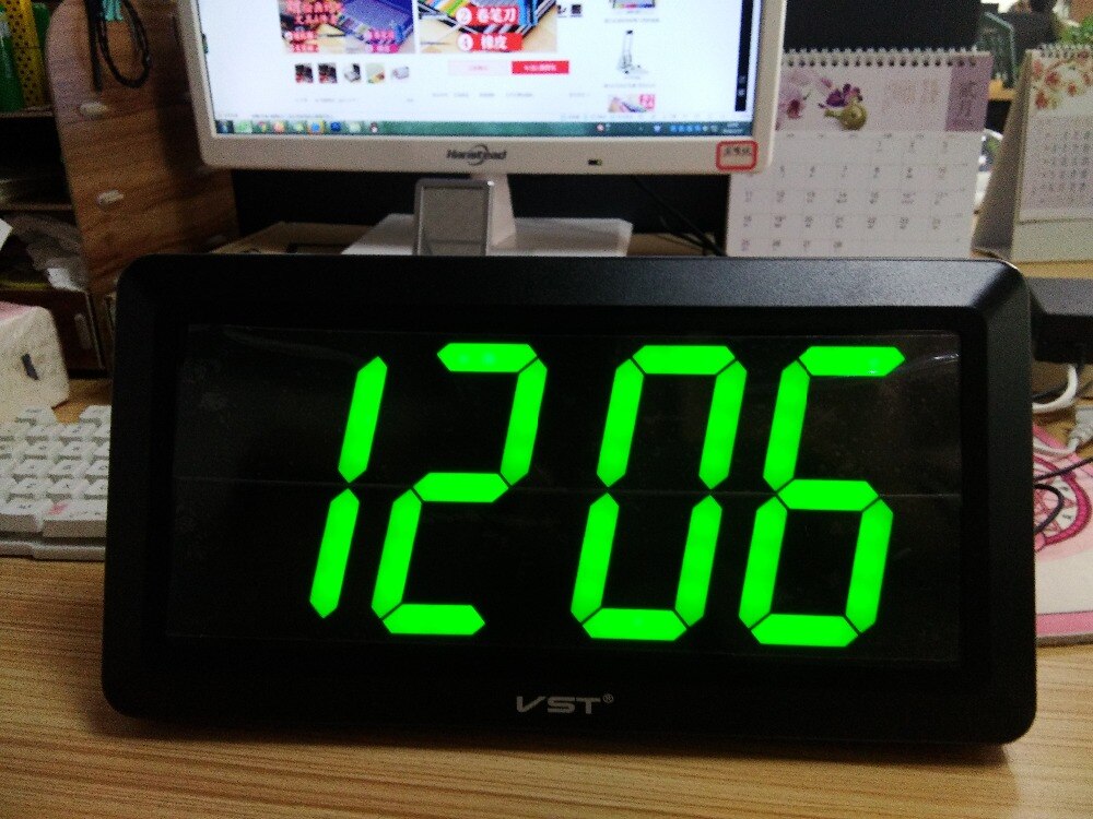 Duża cyfrowa ściana zegar nowoczesny projekt duże cyfry doprowadziło elektroniczny zegar na biurko stół zegarek zegar Nixie na ściana kuchenna fresk