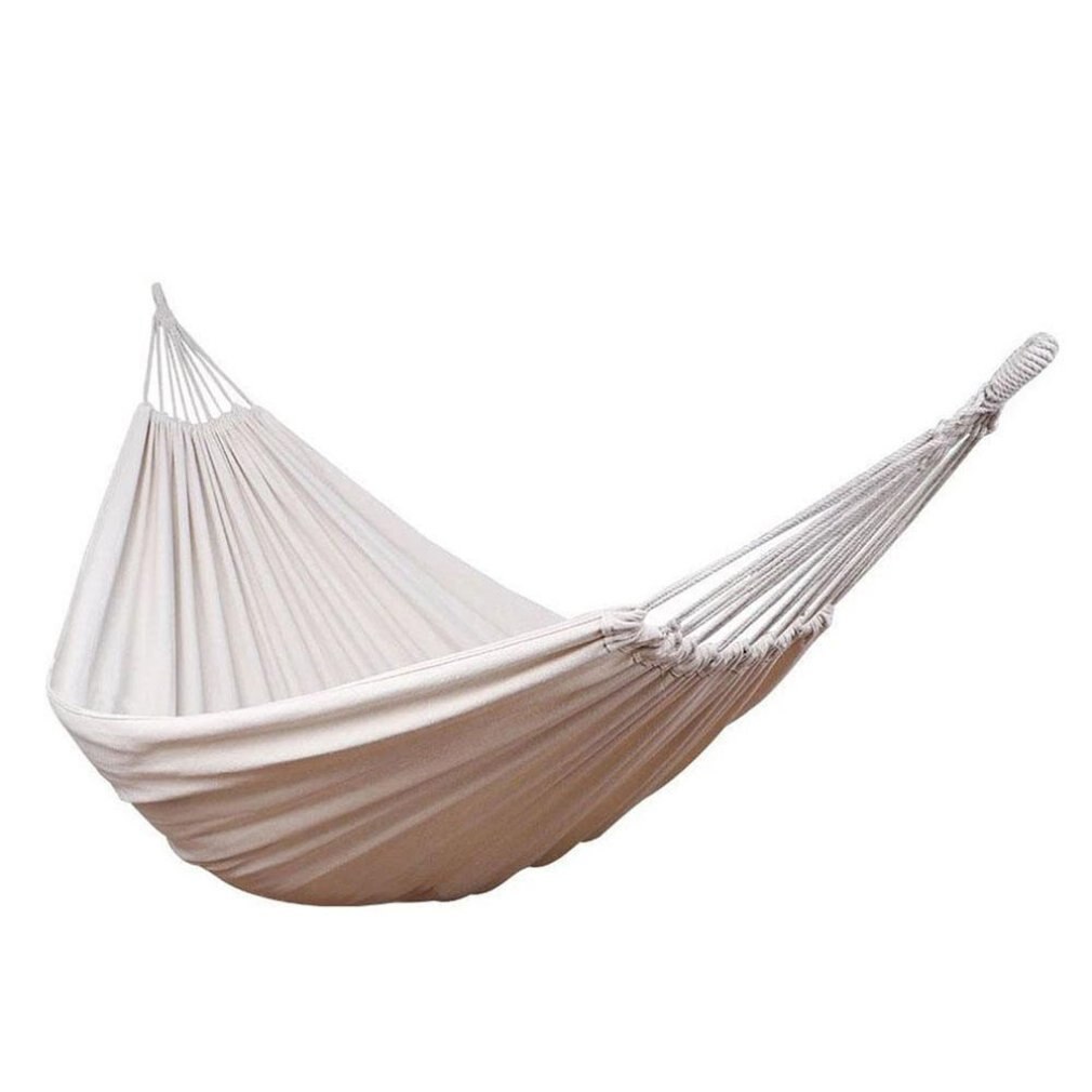 Outdoor Beach Double Canvas Hammock Indoor Balcony Lazy Swing Chair Beach Canvas Double Hammock Balcony Swing Chair