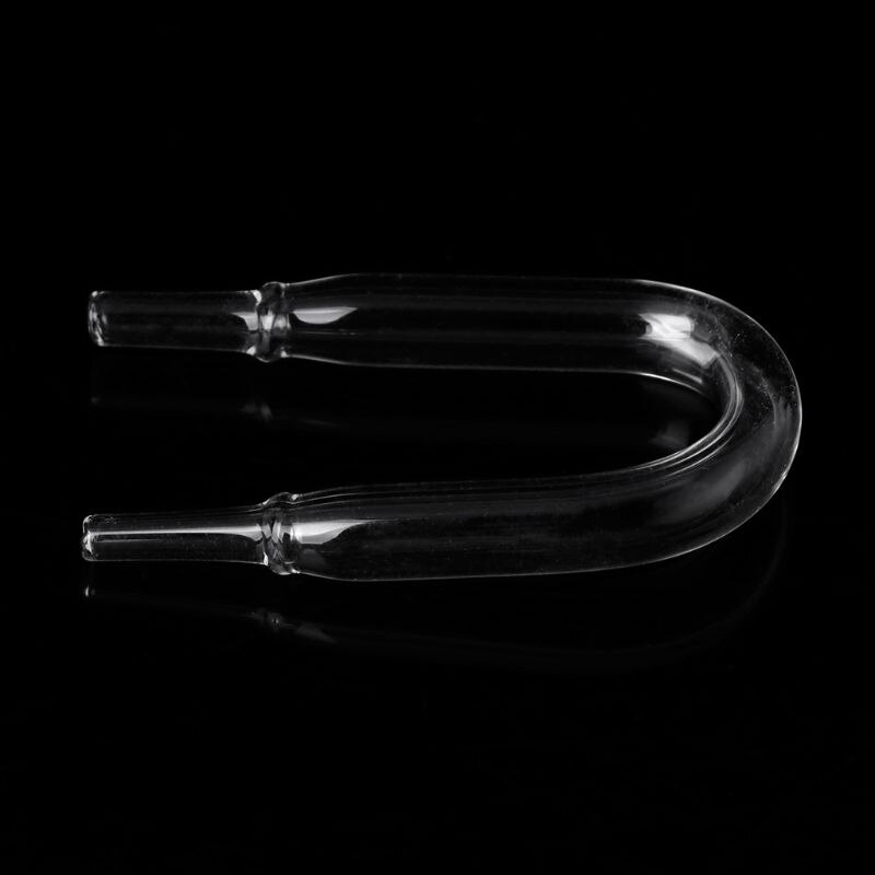 1Pc Large U Shaped Glass Tube Bend for Aquarium CO2 System Diffuser