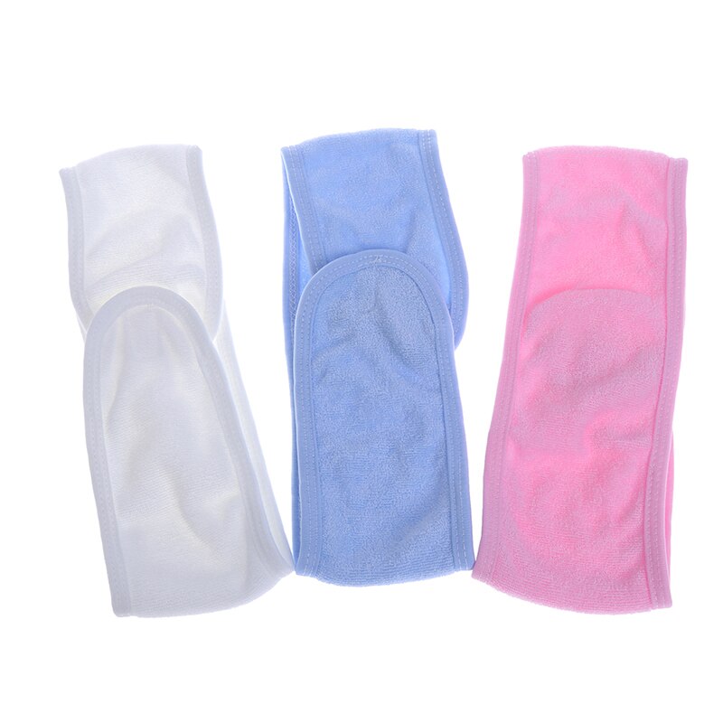 1pc kvinnor justerbart hårband makeup handduk hårinpackning pannband stretch salong spa ansikts pannband hårtillbehör duschmössa