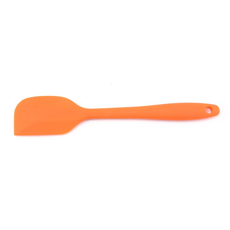 Pro Home Cooking Utensils Silicone Spatulas Beef Meat Egg Kitchen Scraper Wide Pizza Shovel Non-stick Turners Food Lifters Tool: B - Orange