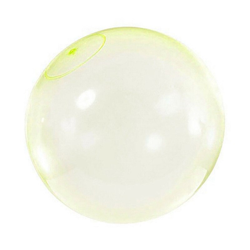 Auf Lager Durable Blase Ball Aufblasbare Spaß Ball Erstaunliche Reißfeste Super Wubble Blase Ball Aufblasbare Outdoor Bälle: yellow 50cm