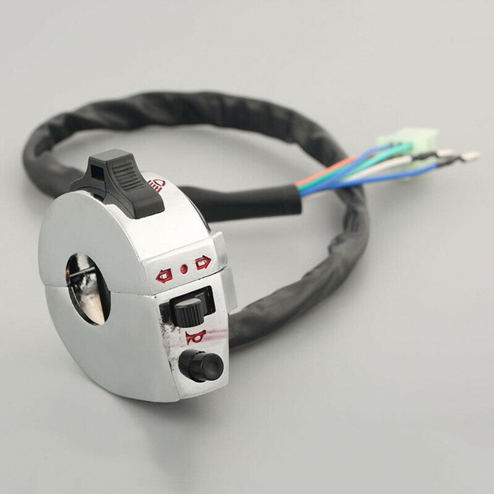 7/8 ''motorrad Lenker Control Licht Blinker Horn Schalter 1PCS Motorrad Links Griff Side Control Switch