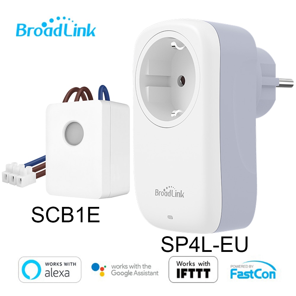 Broadlink SP4L Eu Smart Socket Met Nachtlampje Timing Controle, Bestcon SCB1E Wifi Draadloze Afstandsbediening Workon Alexa Googlehome