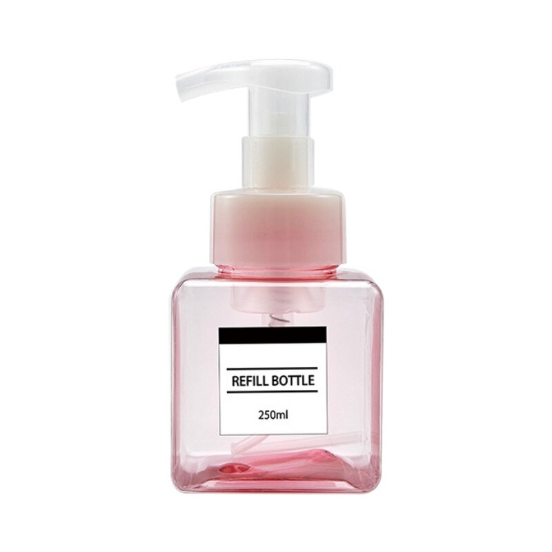 1Pcs Draagbare Schuim Fles Lege Clear Pomp Fles Lotion Shampoo Zeepdispenser Douchegel Hervulbare Flessen 250Ml 450ml: AP
