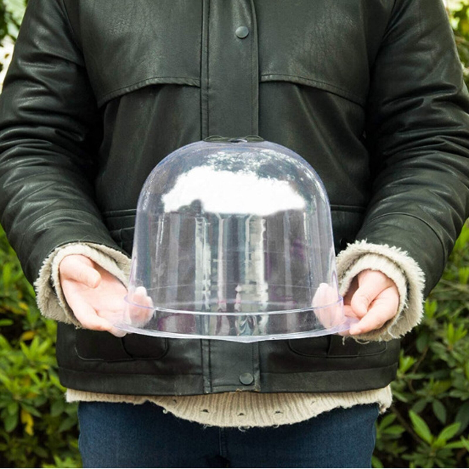 Tuin Cloche Plastic Beschermende Plant Bells Dome Ademend Covers Thermische Isolatie Hydrateren Voor Vetplant Kas