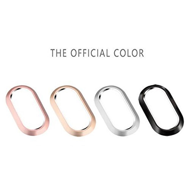 Protector de cristal templado para lente de cámara 3D, funda de anillo de lente trasera para iPhone 7/8 Plus, parachoques de anillo ovalado