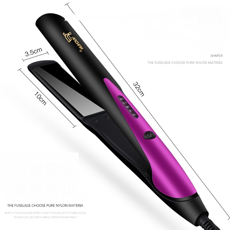 3 Style Hair Straightener Hair Curler Ceramic Hair Flat Iron Hairs Straightening Corrugated Styling Tool Portable