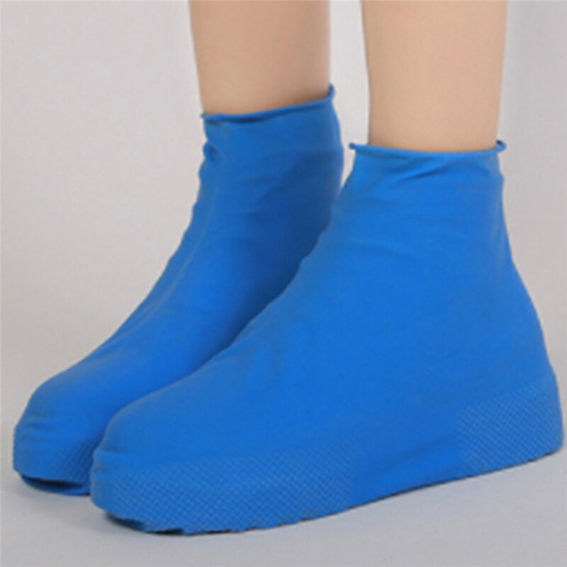 Herbruikbare Latex Waterdichte Regen Schoenen Covers Draagbare Antislip Rubber Rain Boot Overschoenen S/M/L Unisex schoenen Accessoires