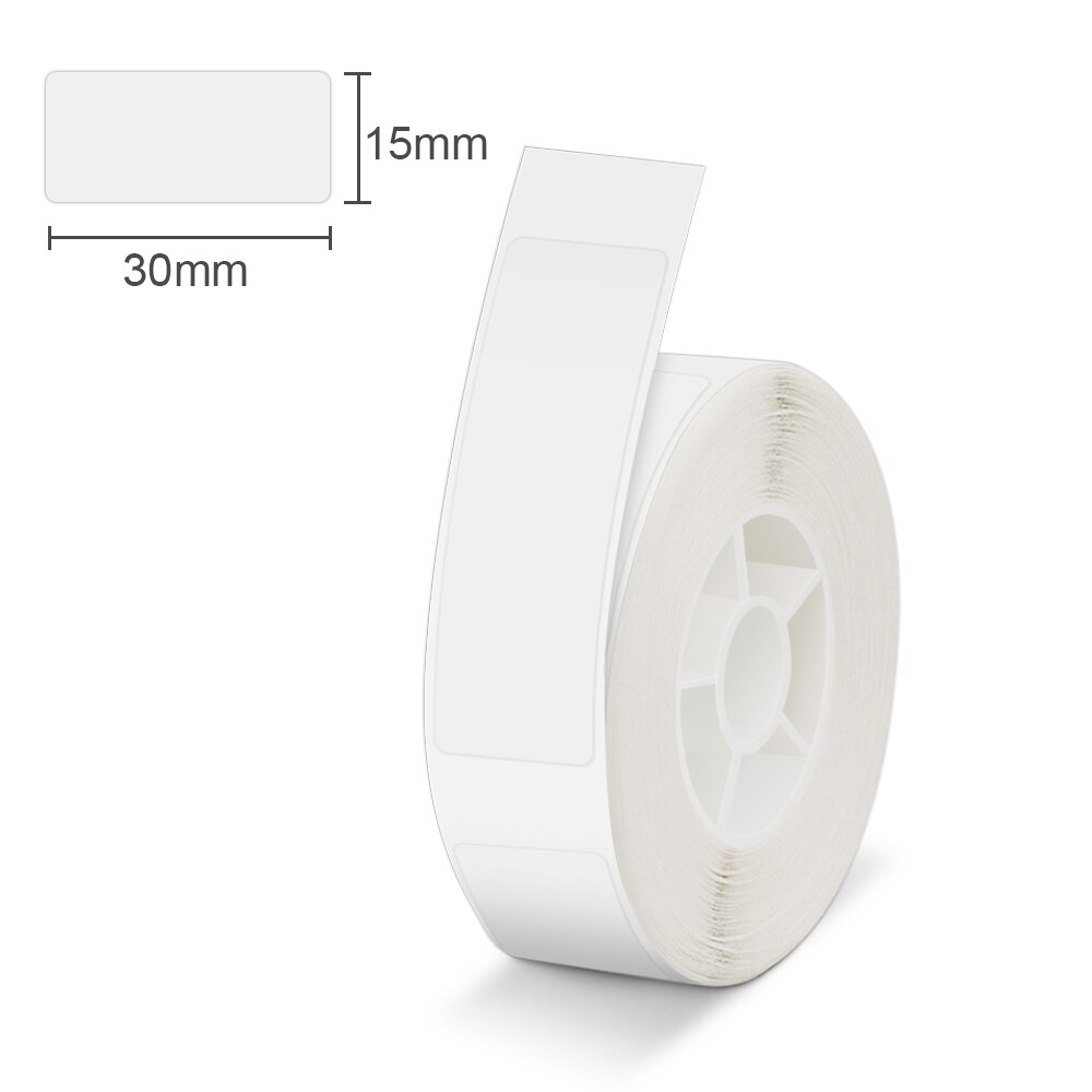 Niimbot D110 Bluetooth Thermal Label Printer Portable Pocket Label Maker for Mobile Phone Home Office Barcode Name Sticker Print: 04 15x30mm