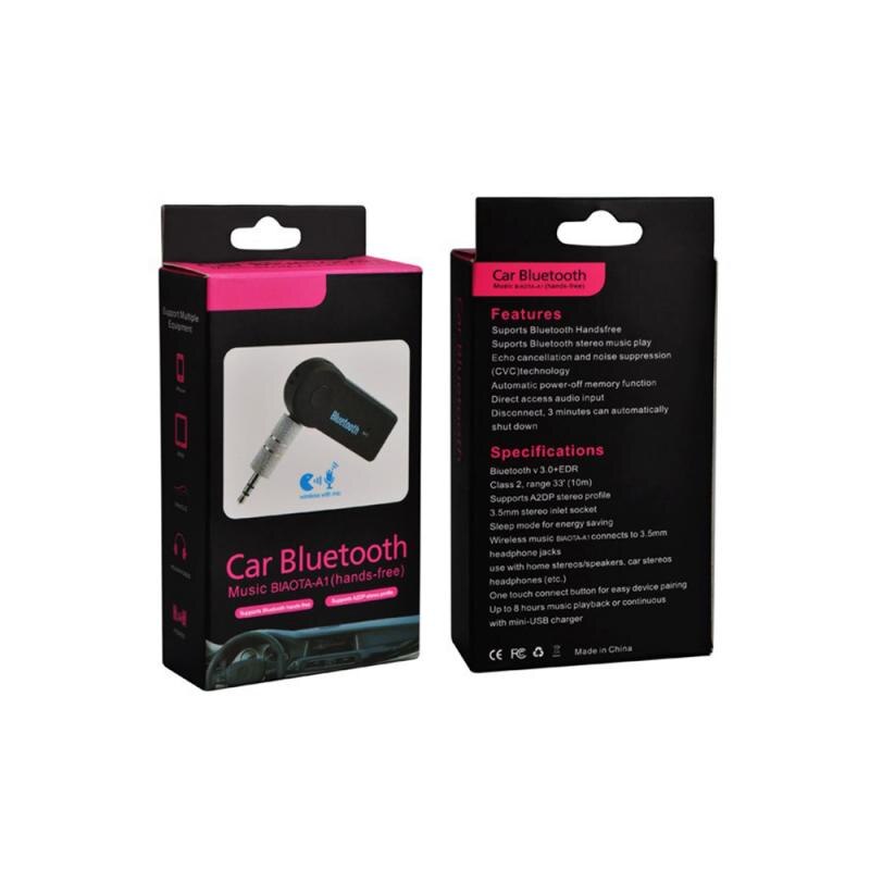 Bluetooth Aux 3.5Mm Jack Bluetooth Ontvanger Draadloze Adapter Handsfree Call Bluetooth Adapter Zender Auto Muziek Ontvanger