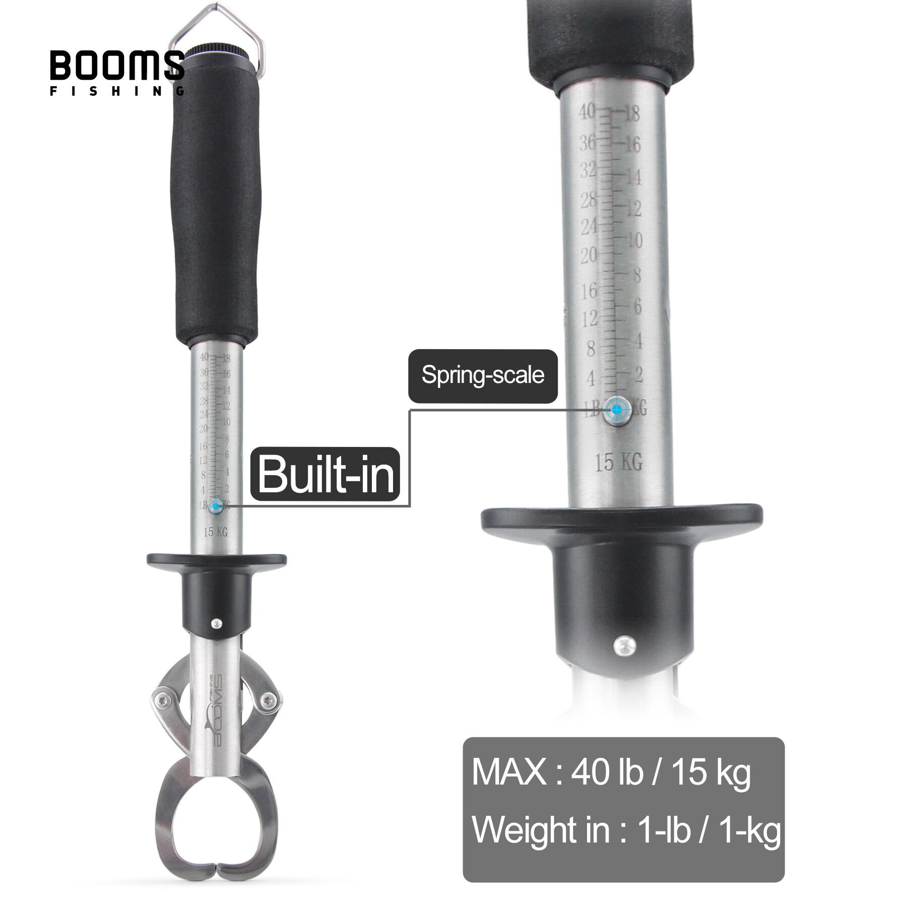 Booms Fishing Fish Gripper Grip and Hold Fish with Tight Grip