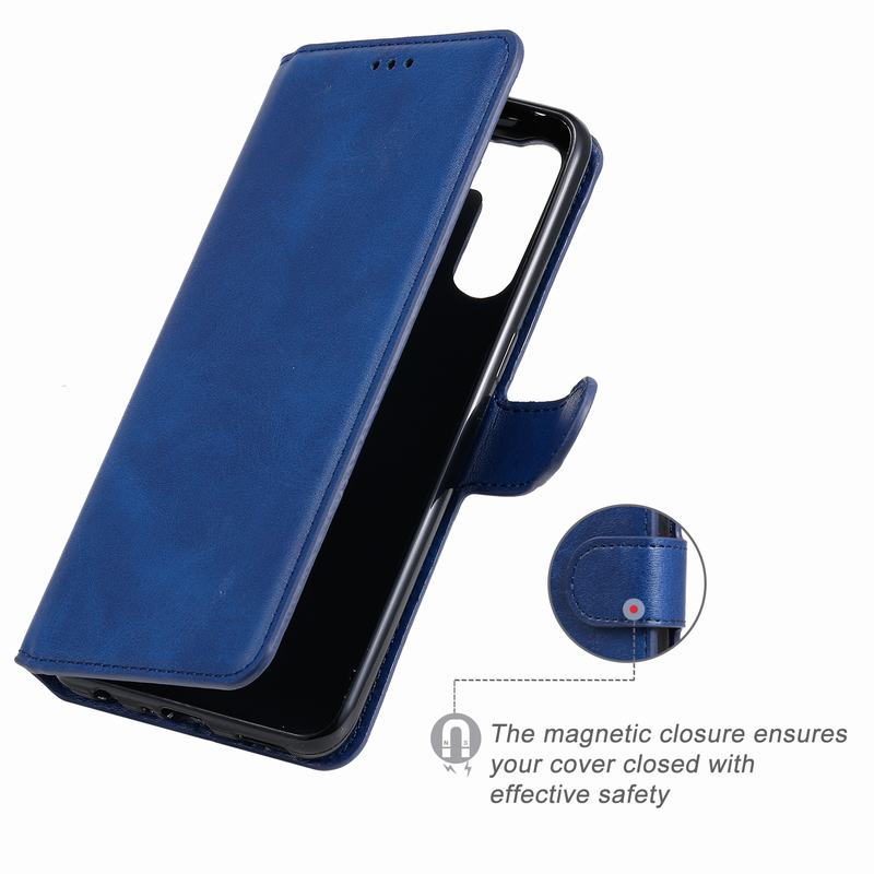 Funda de cuero para OPPO A91 A31 , Funda con tapa magnética a prueba de golpes, Funda Lisa para tarjetas, OPPO F15 A8, 360