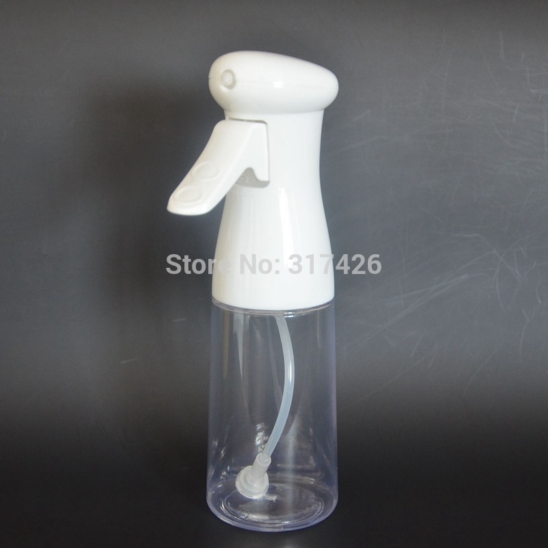 200ml olje sprayflaske matlaging baking eddik tåkesprøyte grill sprayflaske for kjøkken matlaging bbq grilling steking: Hvit