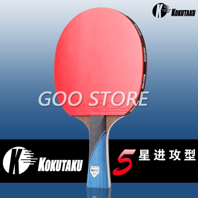 KOKUTAKU Racket 4/5/6 Star Carbon Table Tennis Racket ITTF KOKUTAKU Ping Pong Bat Paddle