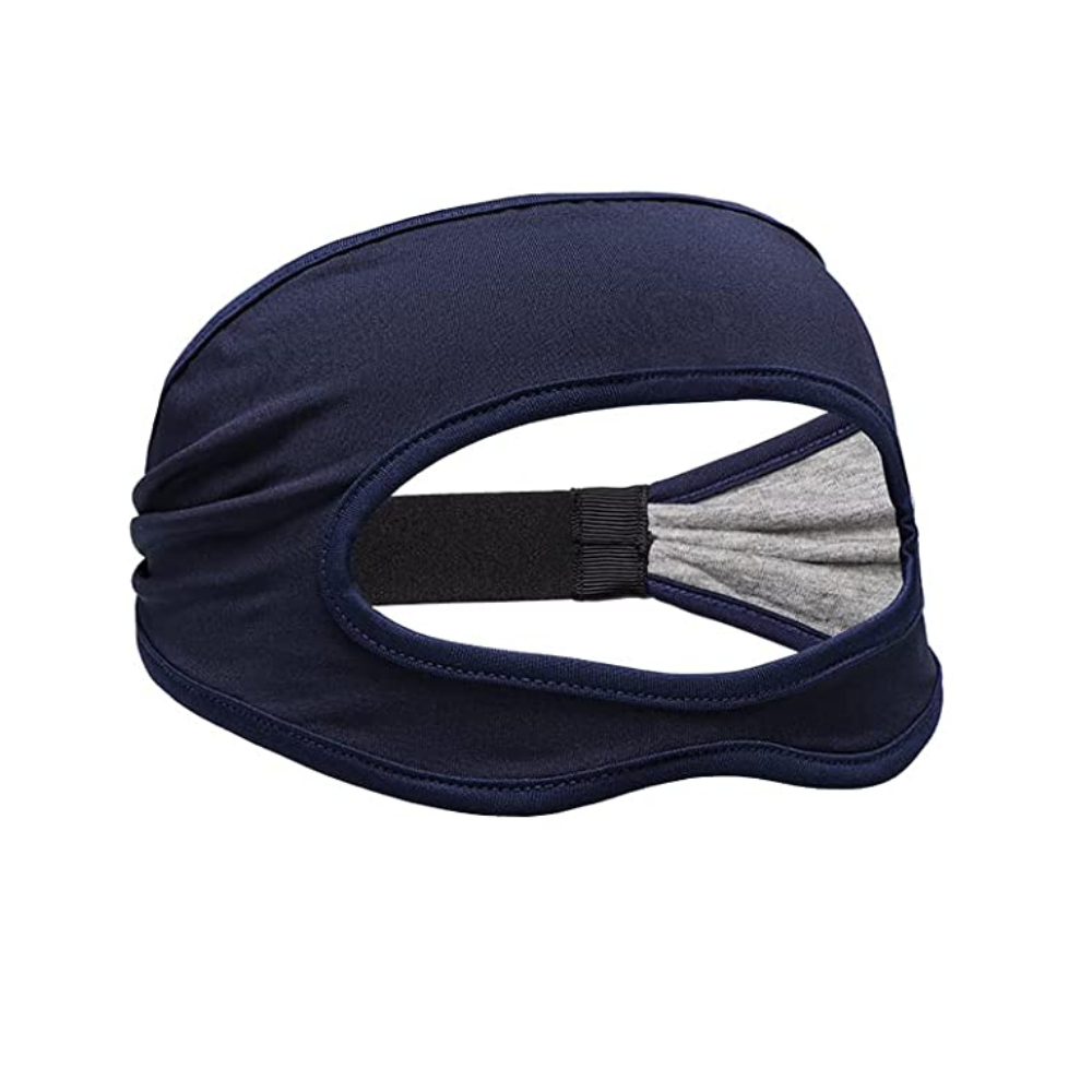 VR Accessories Eye Mask Cover For Oculus Quest 2 Breathable Sweat Band Padding with Virtual Reality Headsets Adjustable Sizes: dark blue