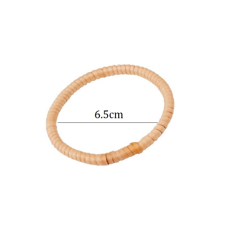 Trendy Houten Charm Bangle Voor Vrouwen Meisjes Bohemen Accessoire Rotan Weven Braceletr Hout Armbanden Set