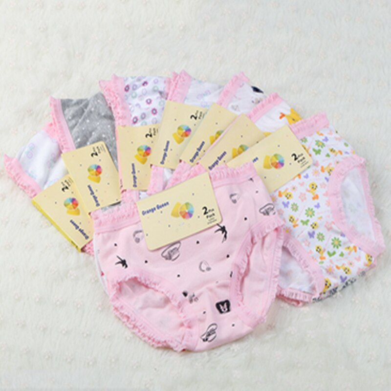 4 pz/lotto mutandine del fumetto di cotone breve biancheria intima delle ragazze Atnn288: tnn0040 / 9