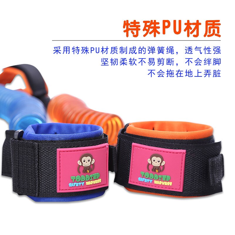 Cortar los niños caminando ala mano cuerda bebé bebés niños Anti-perdido pulsera mochila Anti-pérdida con cuerda