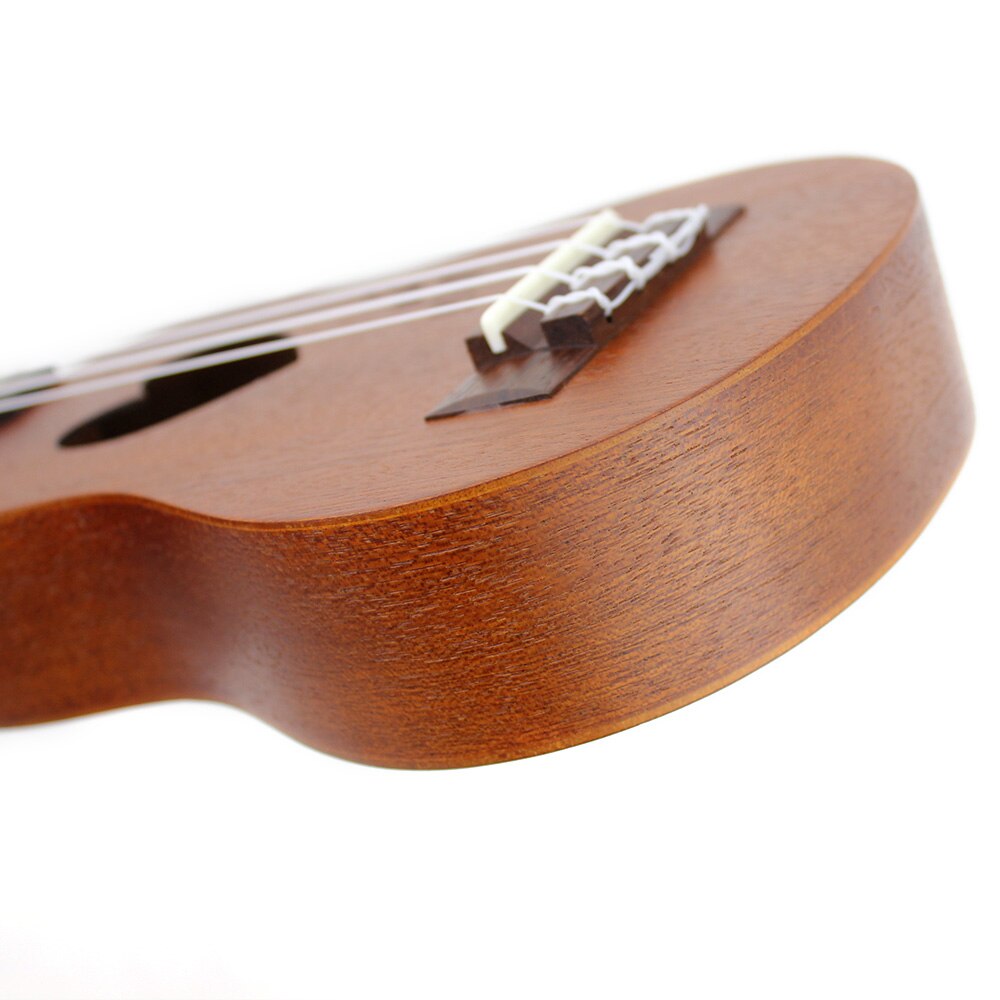 17 Mini Ukelele Ukulele Spruce/Sapele Top Rosewood Fretboard Stringed Instrument 4 Strings with Gig Bag