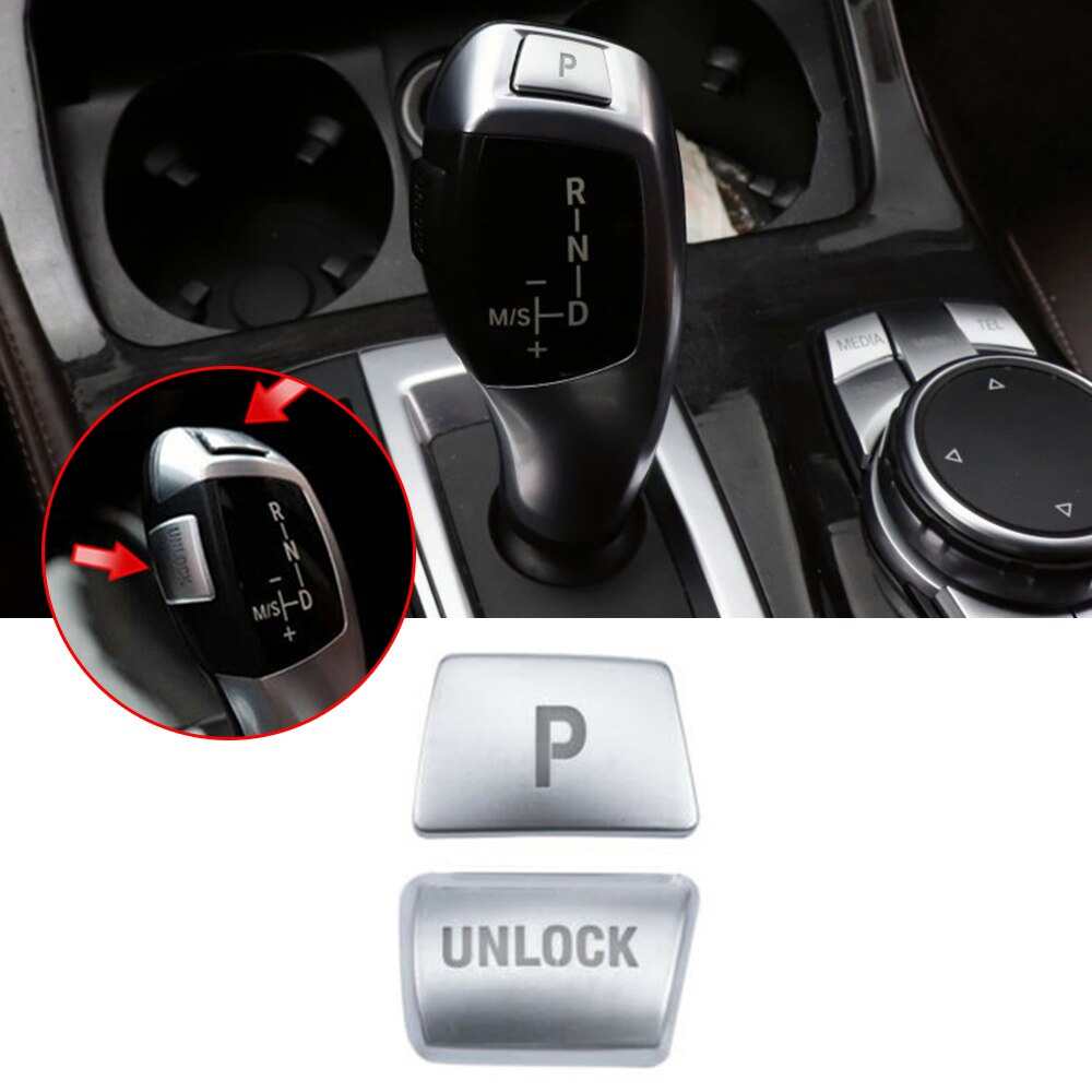 Auto Shift Pookknop &quot;P&quot; Unlock Cover Voor Bmw 3 4 5 7 X3 X4 X5 X6 F20 f30 F34 F15 F16 F25 Auto-accessoires Automotive
