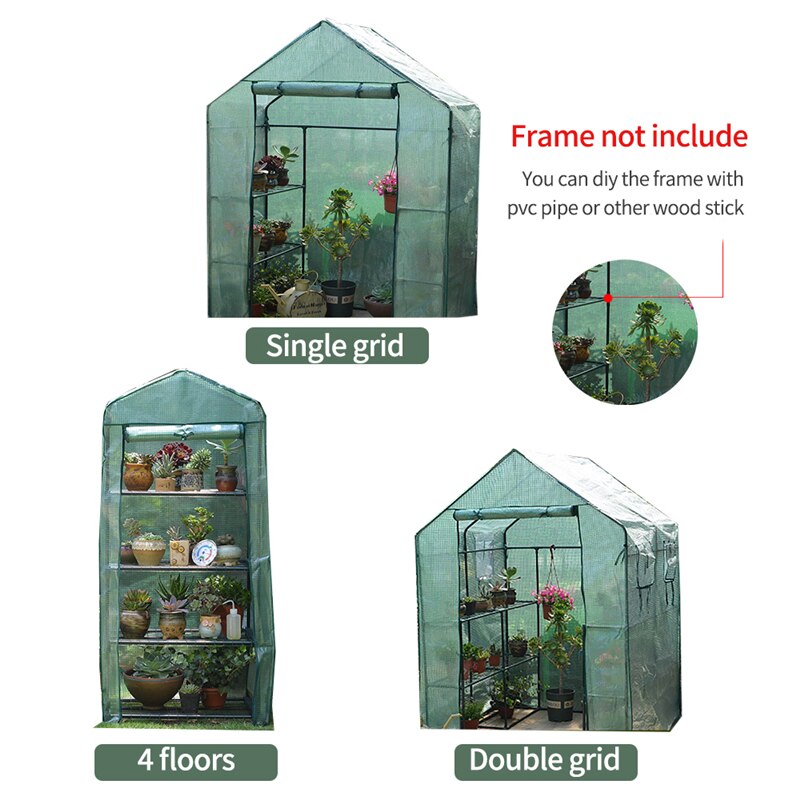 Roll-Up Windows Zonder Frame Pe Isolatie Cover Planten Warm Houden Tuin Kas Veranda Voor Bloemen Anti-Freeze regendicht