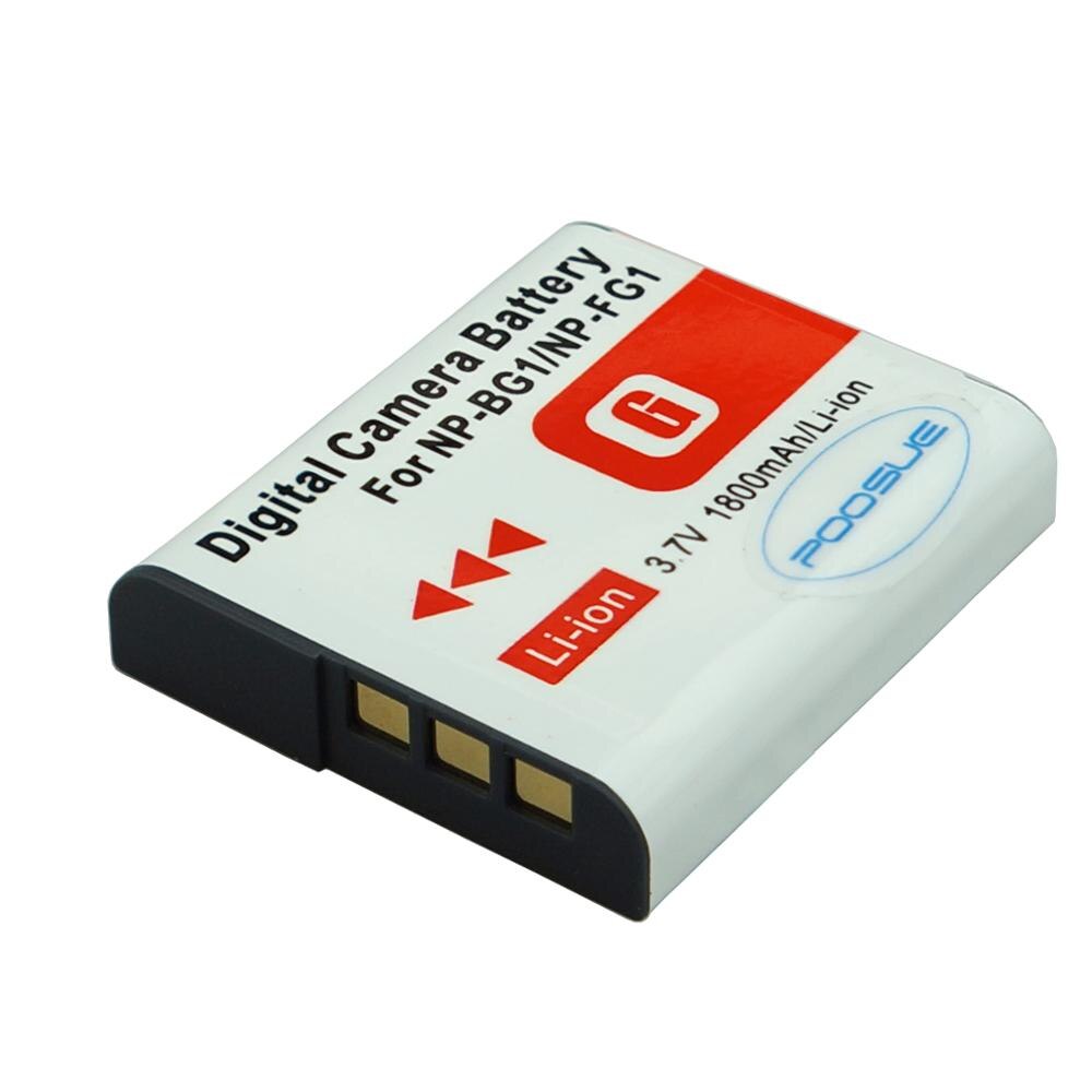 2 pièces NP-BG1 NP BG1 Caméra Batterie + UE/US Chargeur + adaptateur de voiture pour SONY HX10 W30 DSC-W210 W100 W110 W120 H10 0036 np-bg1: 1x battery
