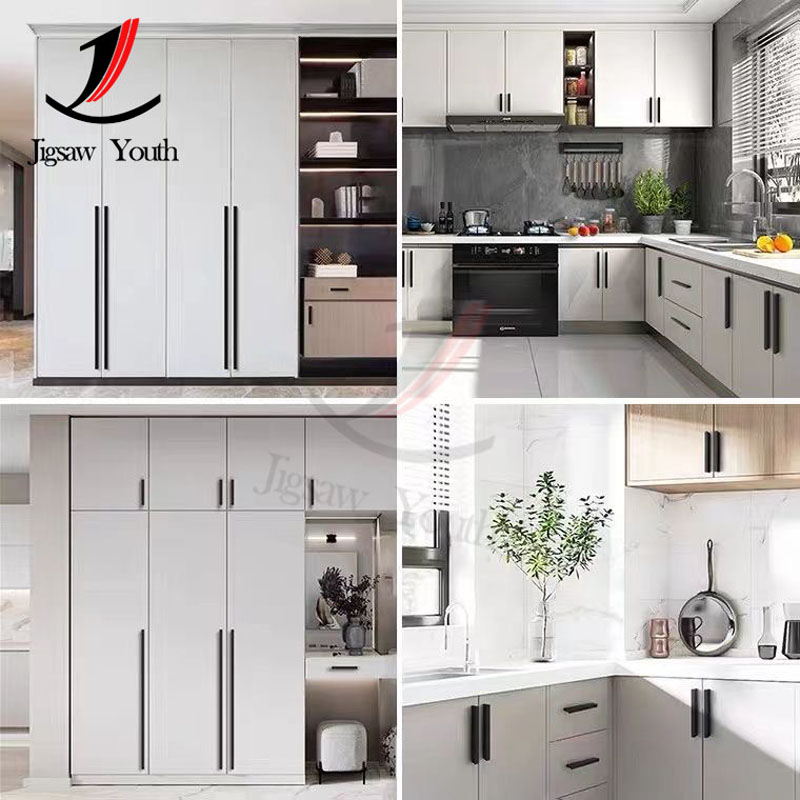 Matte Black Kitchen Cabinet Handles, Cabinet Pulls Kitchen Cabinet Hardware for Cupboard Drawer Handles Dresser Pull