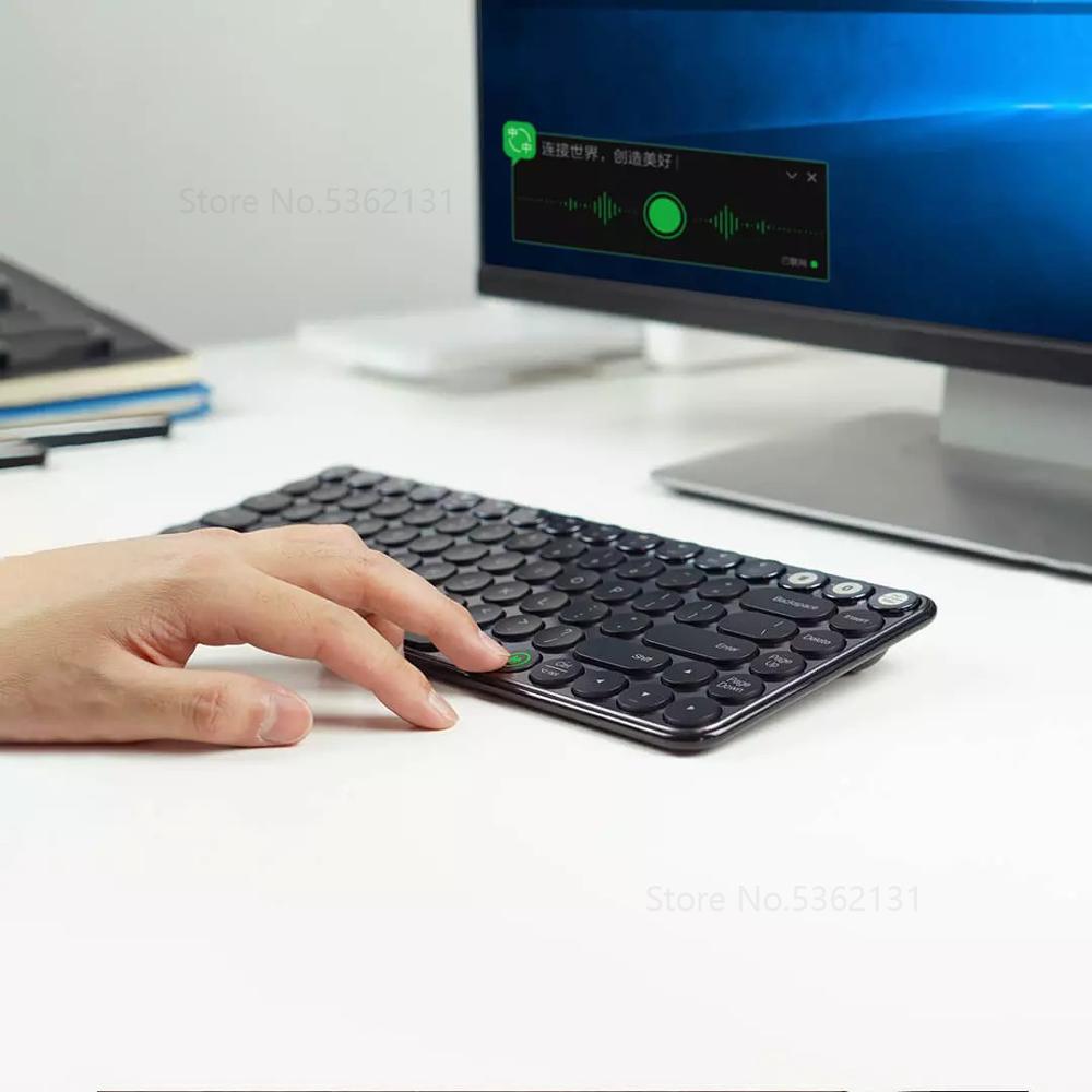 Youpin miwu eliteserie tangentbord och mus set möter tyst tangentbord ai rösttangentbord röst dubbel mikrofon + brusreducerande chip