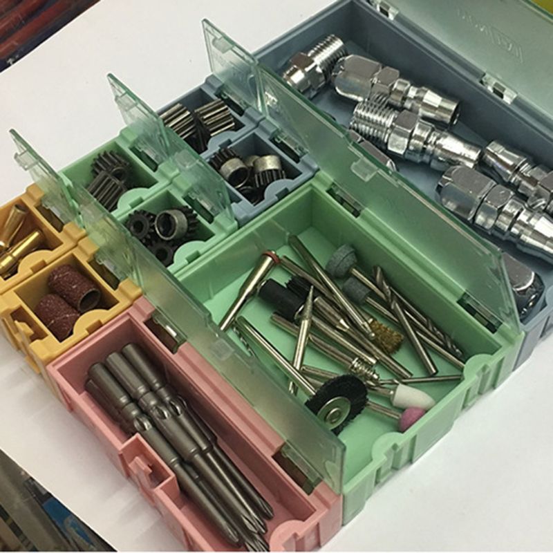 9 sztuk/zestaw SMD pojemnik SMT IC element elektroniczny mini schowek biżuteria przypadku