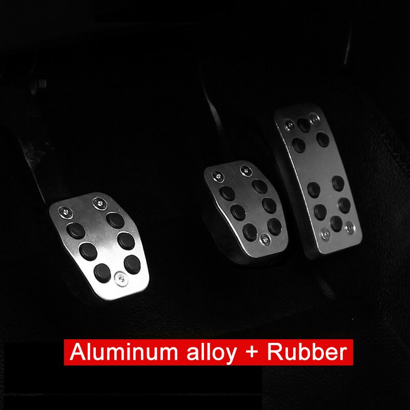 Aleación de aluminio, Pedal de acelerador para automóvil, almohadillas para Pedal de acelerador, cubre pedales para Ford Focus 2 3 4 MK2 MK3 MK4 2005