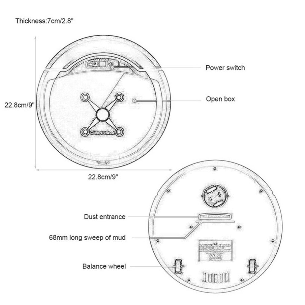 Robot aspirador automático para el hogar, limpiador automático de barrido inteligente para suelo, polvo y pelo, recargable