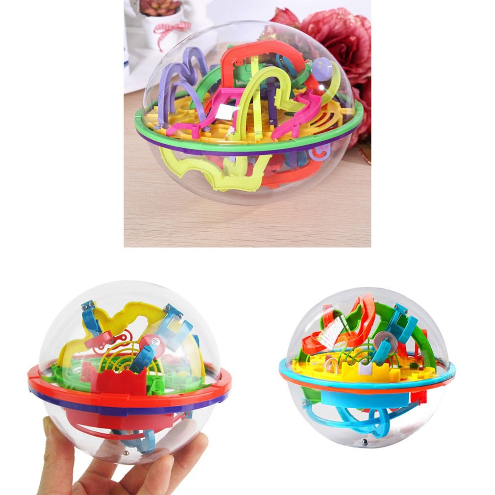 3D Magic Intelligentie Labyrint Bal Draagbare Ufo Kind Vroeg Leren Educatief Speelgoed 3D Magic Intellect Puzzel Bal