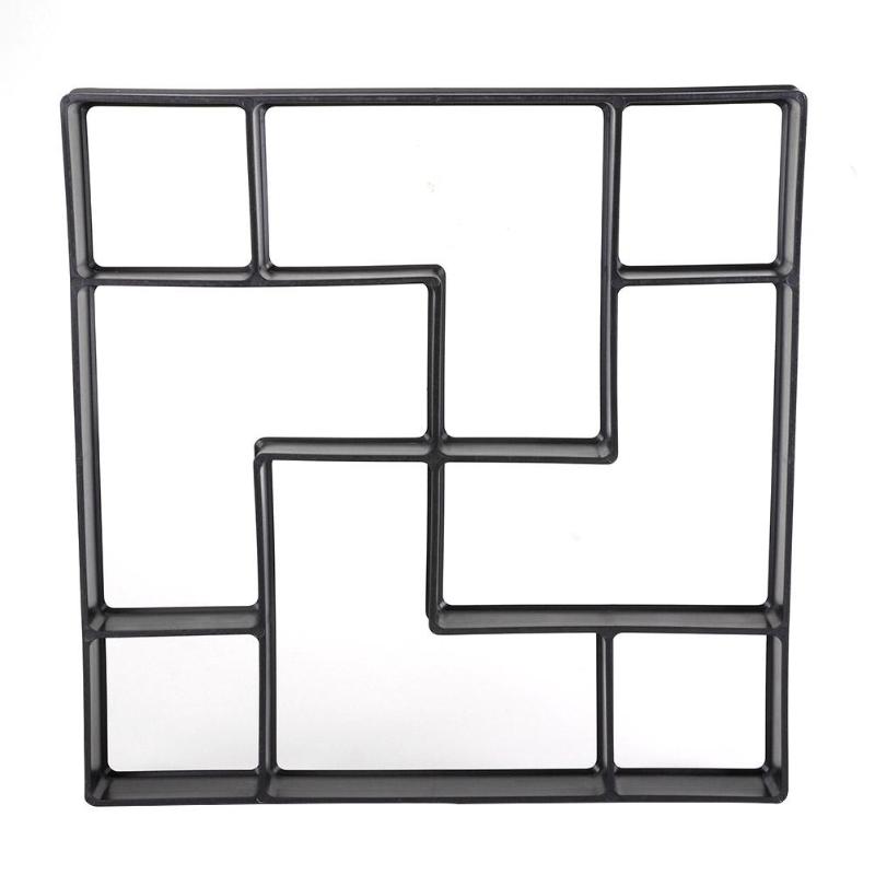 Tuinpadmaker mal herbruikbare beton cement diy plastic baksteen mal: D