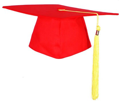 Gorro de graduación mate con borla ajustable para adulto, Unisex, para fotografía, escuela secundaria, universidad, color negro,: as picture