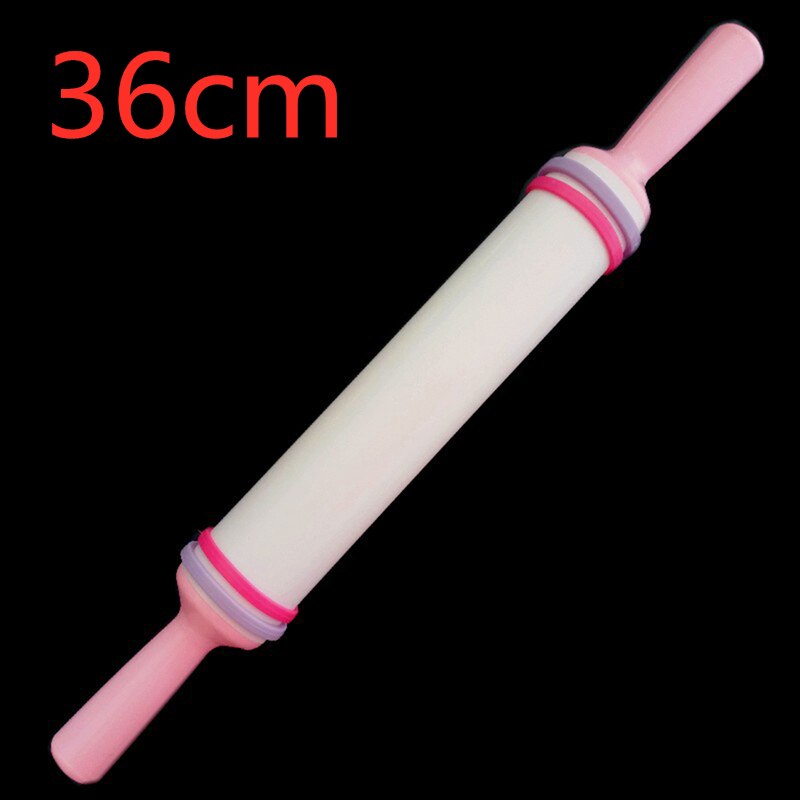 Witte 36Cm Non-stick Glide Fondant Rolling Pin Fondant Taart Deeg Roller Decorating Cake Roller Ambachten Bakken koken Tool: Default Title