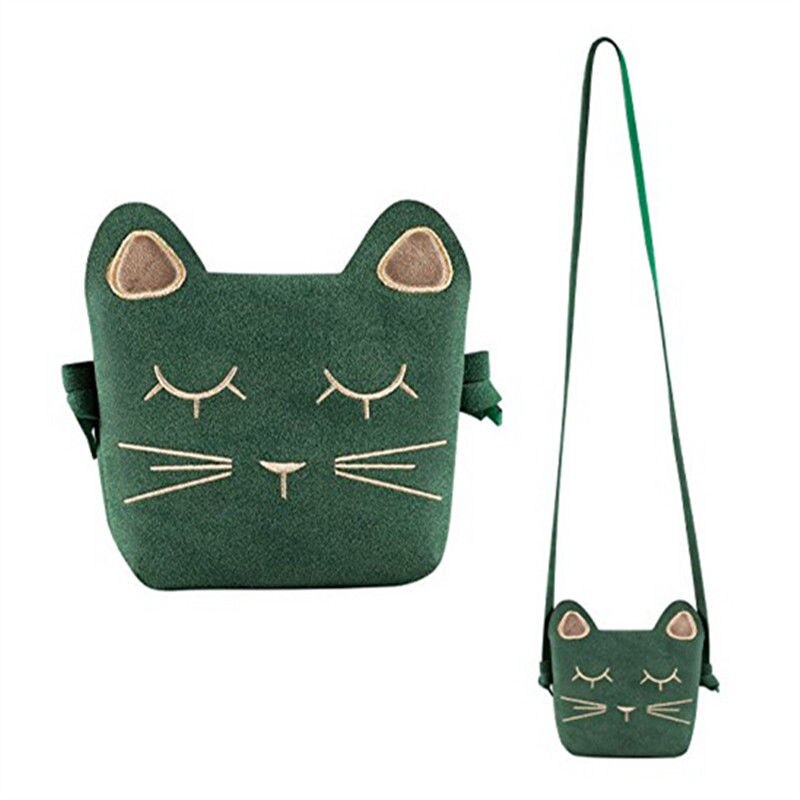 Leuke Single-Schoudertas Mini Leuke Kat Oor Schoudertas Messenger Snack bag Kids