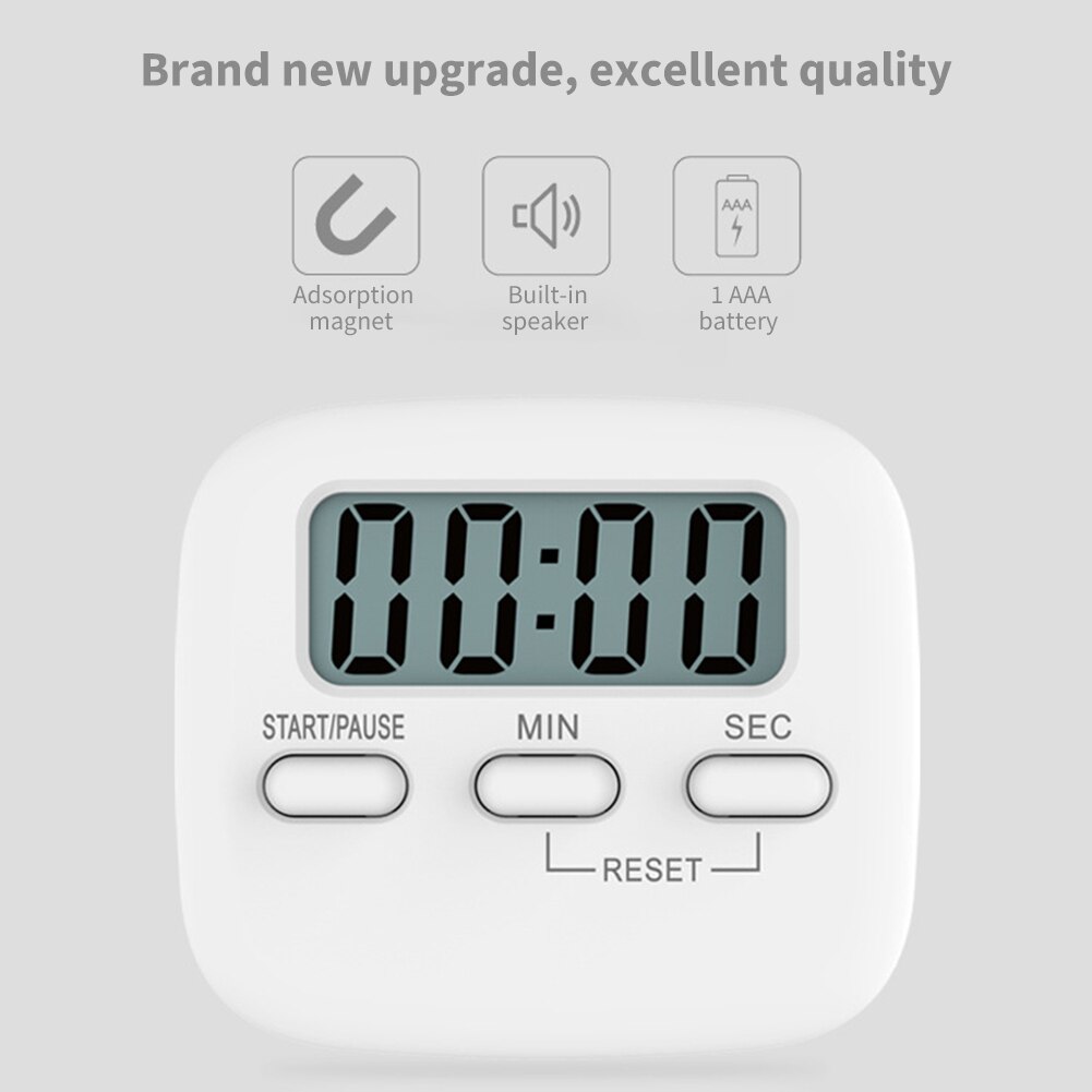 Multifunctional Tools Alarm Sleep Stopwatch Clock Home Kitchen Cooking Countdown Alarm Timer Magnetic Digital Sleep